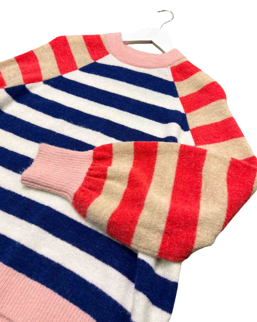 Size L | Boden Multi Stripe Knit Jumper