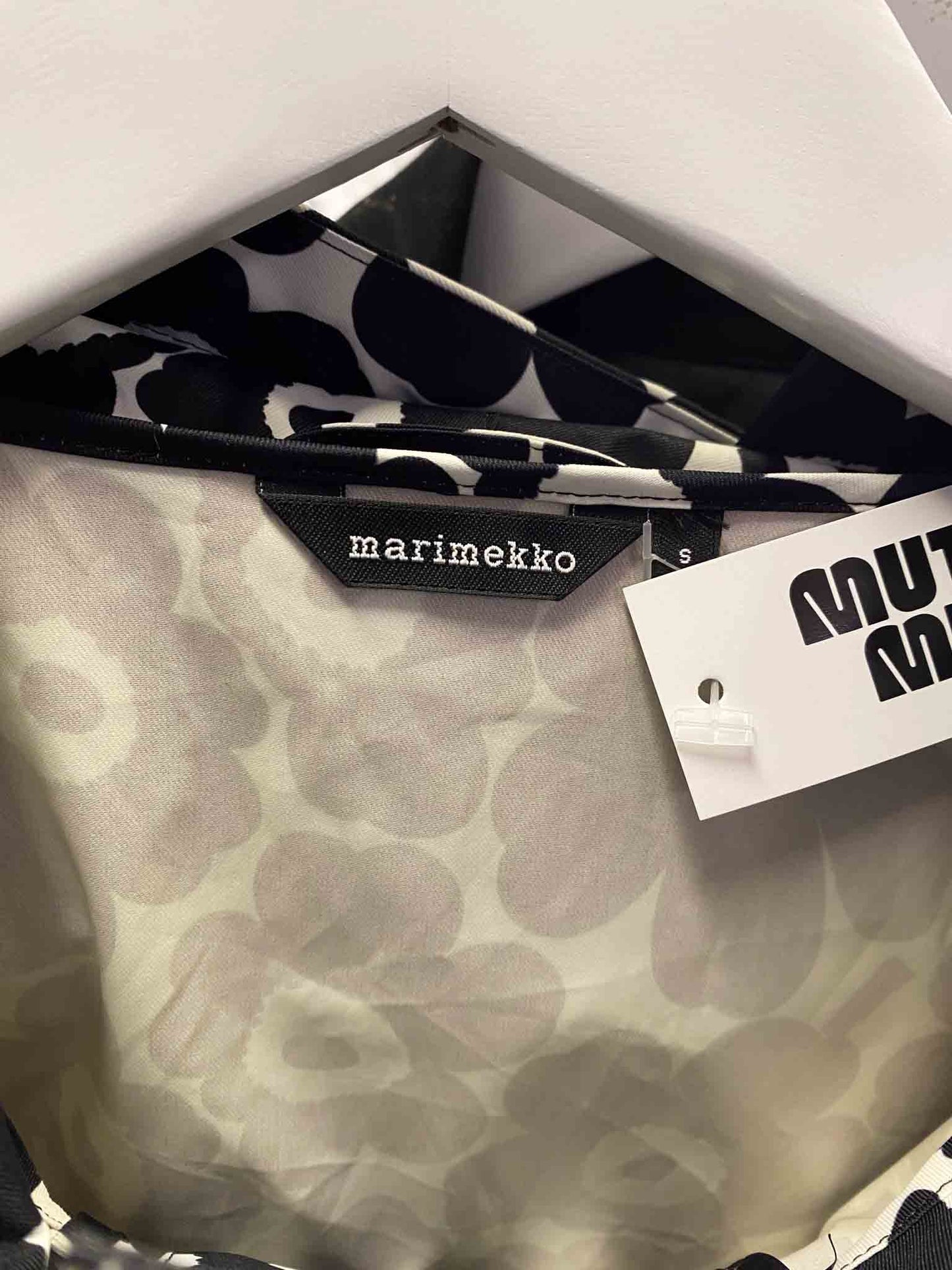 Size S | Marimekko Black Rain Coat