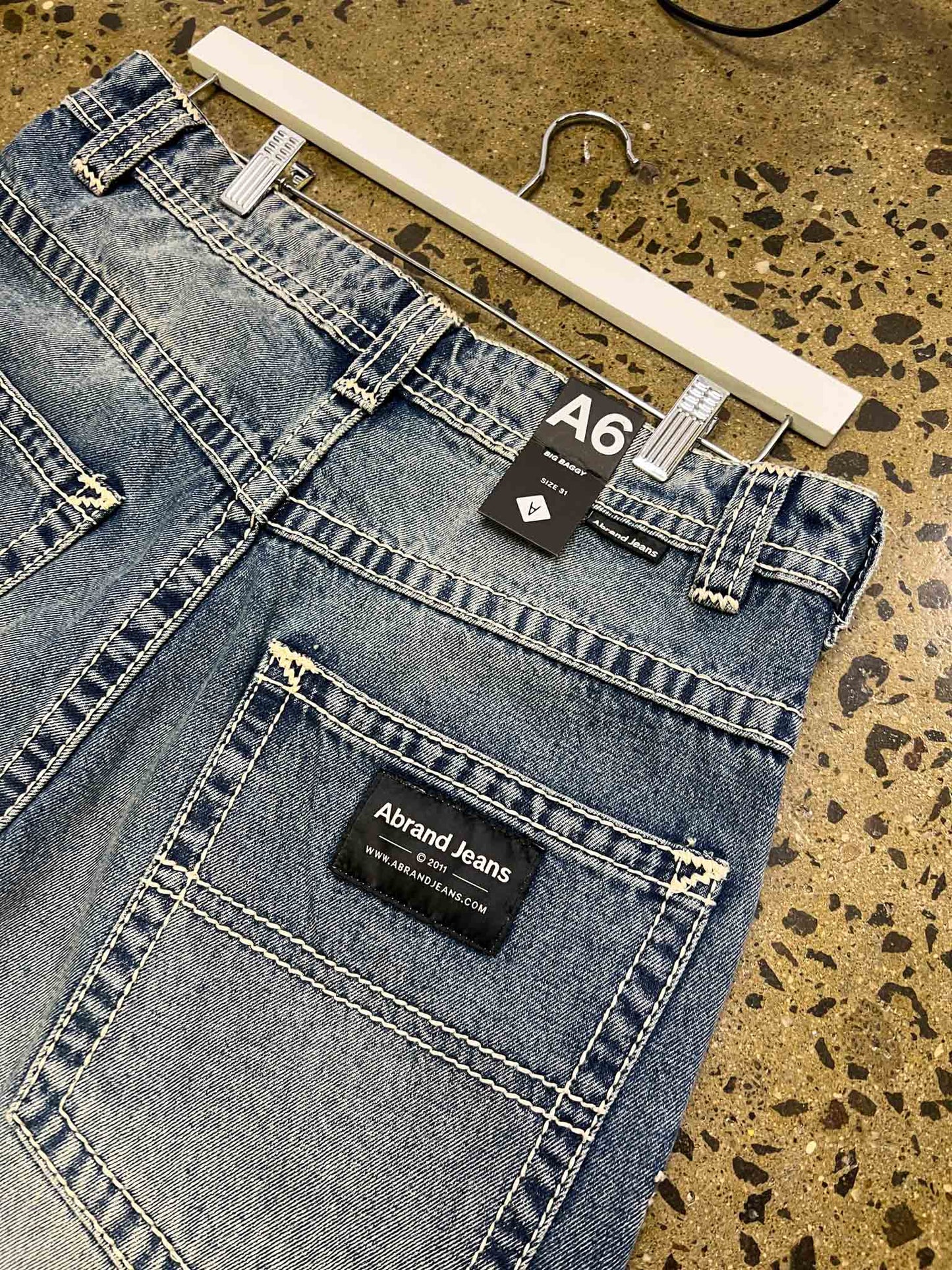 Size 31 | Abrand Big Baggy Stitch Jeans NWT