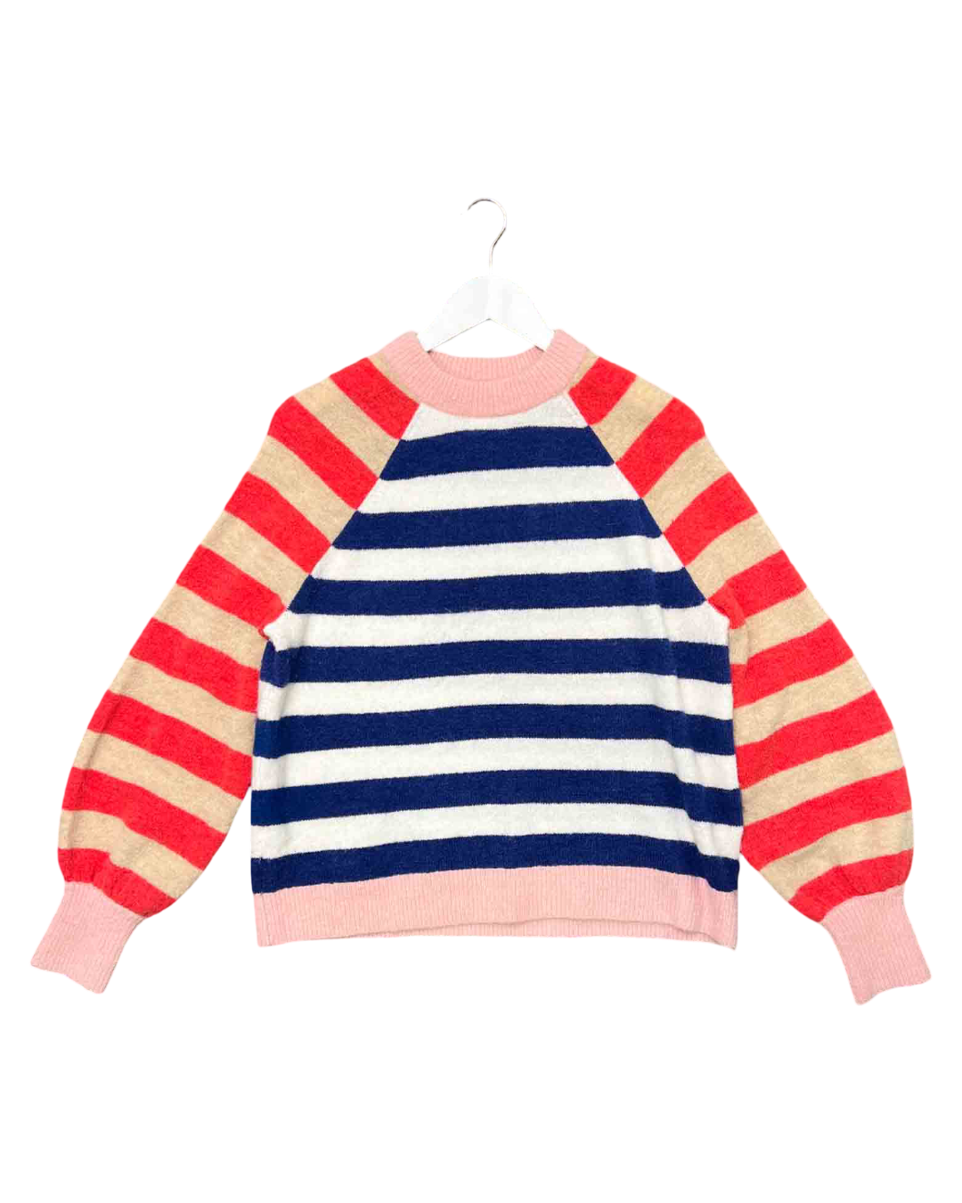 Size L | Boden Multi Stripe Knit Jumper
