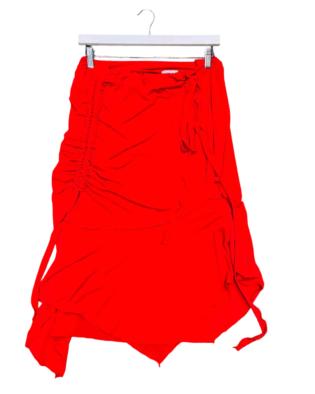 Size XXL | Oats Red Midi Skirt