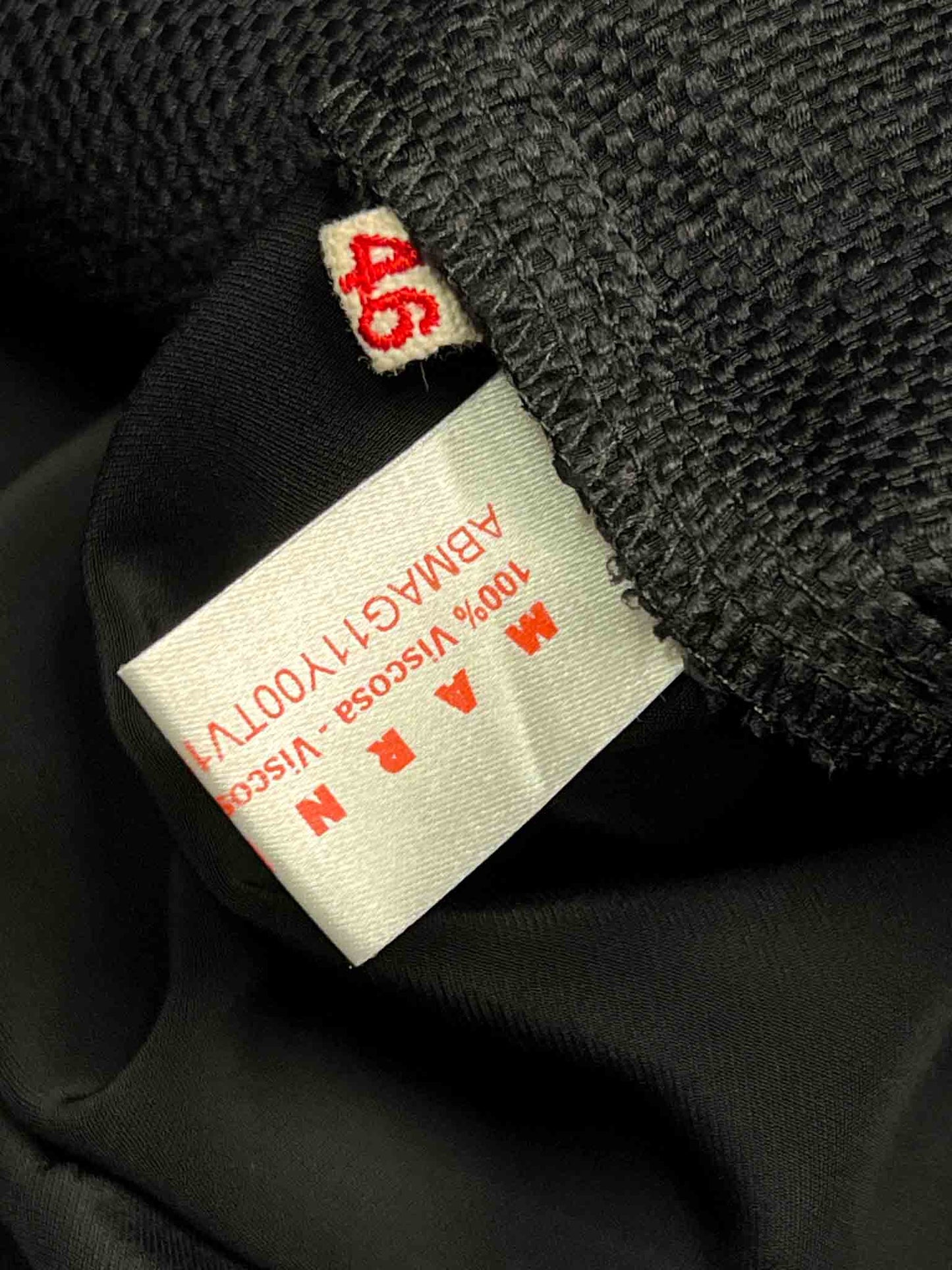 Size 46 (14) | Marni Black Silky Mini Dress