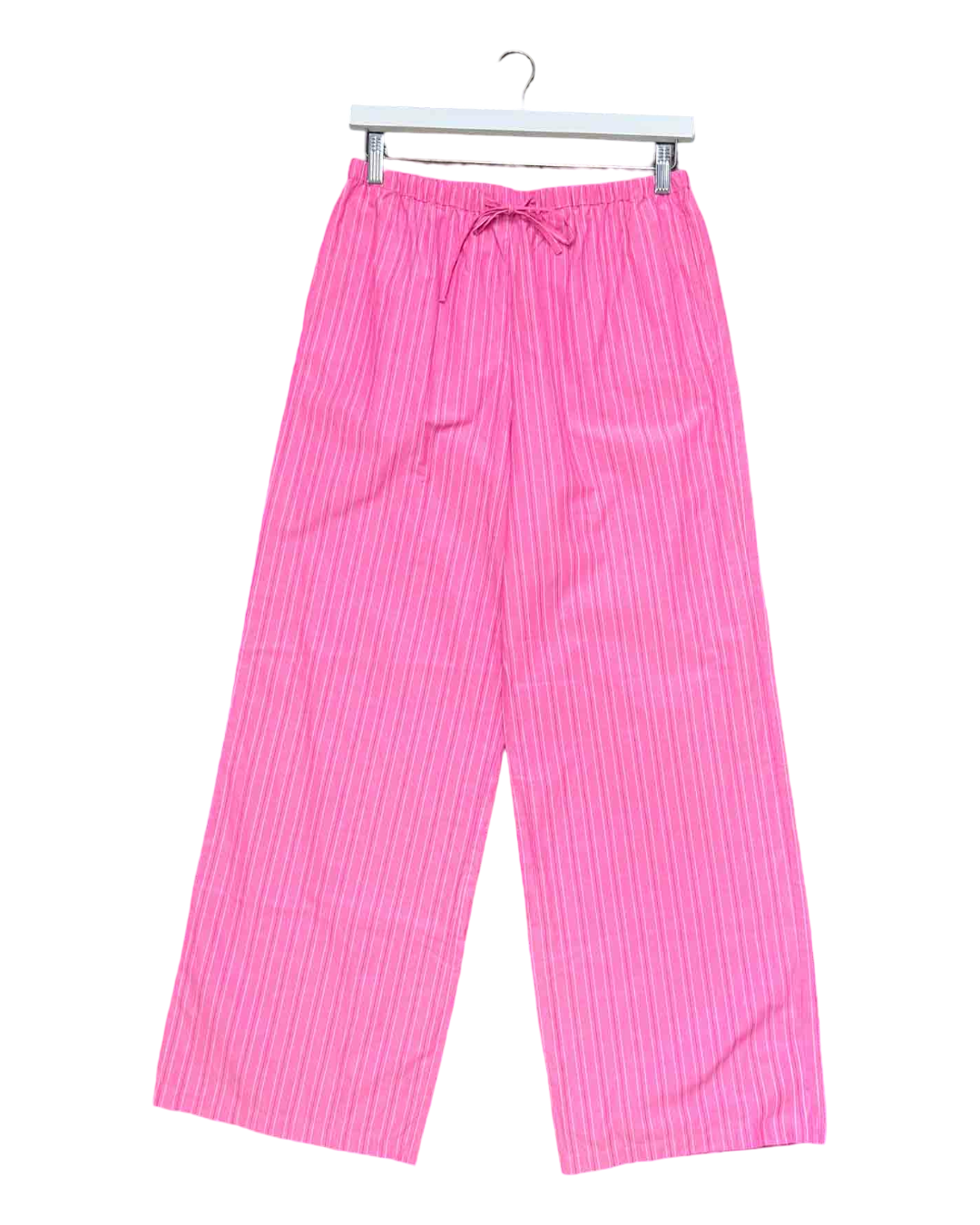 Size L | Cookadaily Pink Striped Relaxed Wideleg Pants