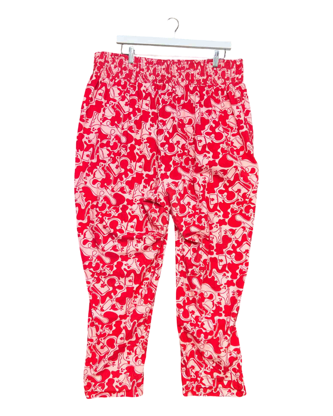 Size XL | Lucy & Yak Pink and Red Cycles Pants