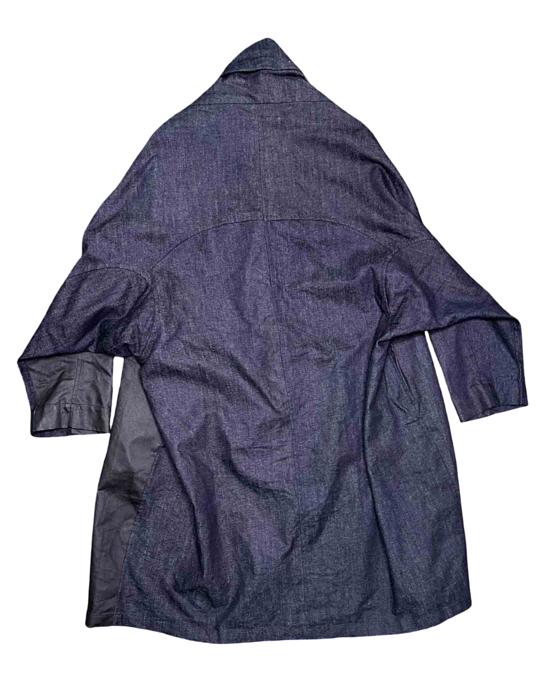 Size M | Moyuru Painted Denim Duster Coat NWT