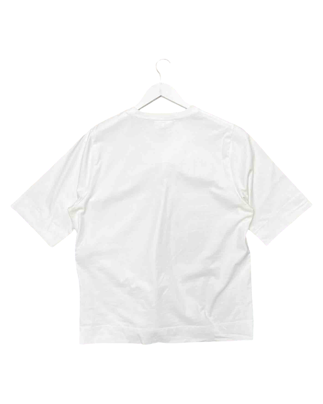 Size XL | Ganni White Cotton Piercing T-shirt
