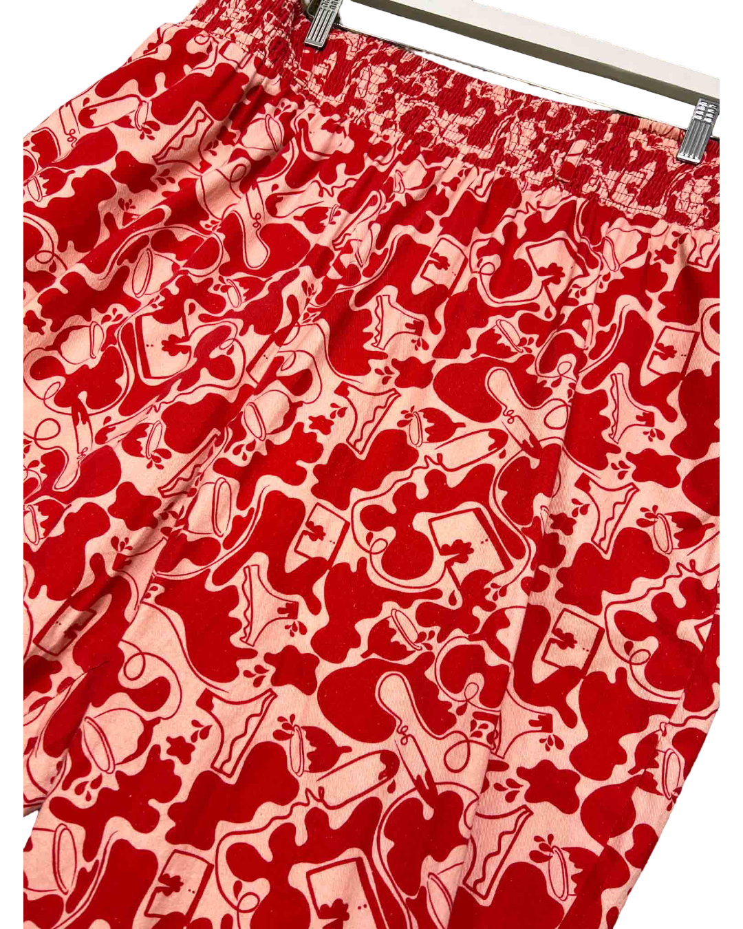 Size XL | Lucy & Yak Pink and Red Cycles Pants