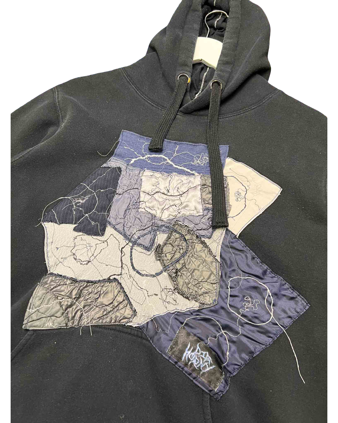 Size XL | Die Horny Black Patchword Jumper