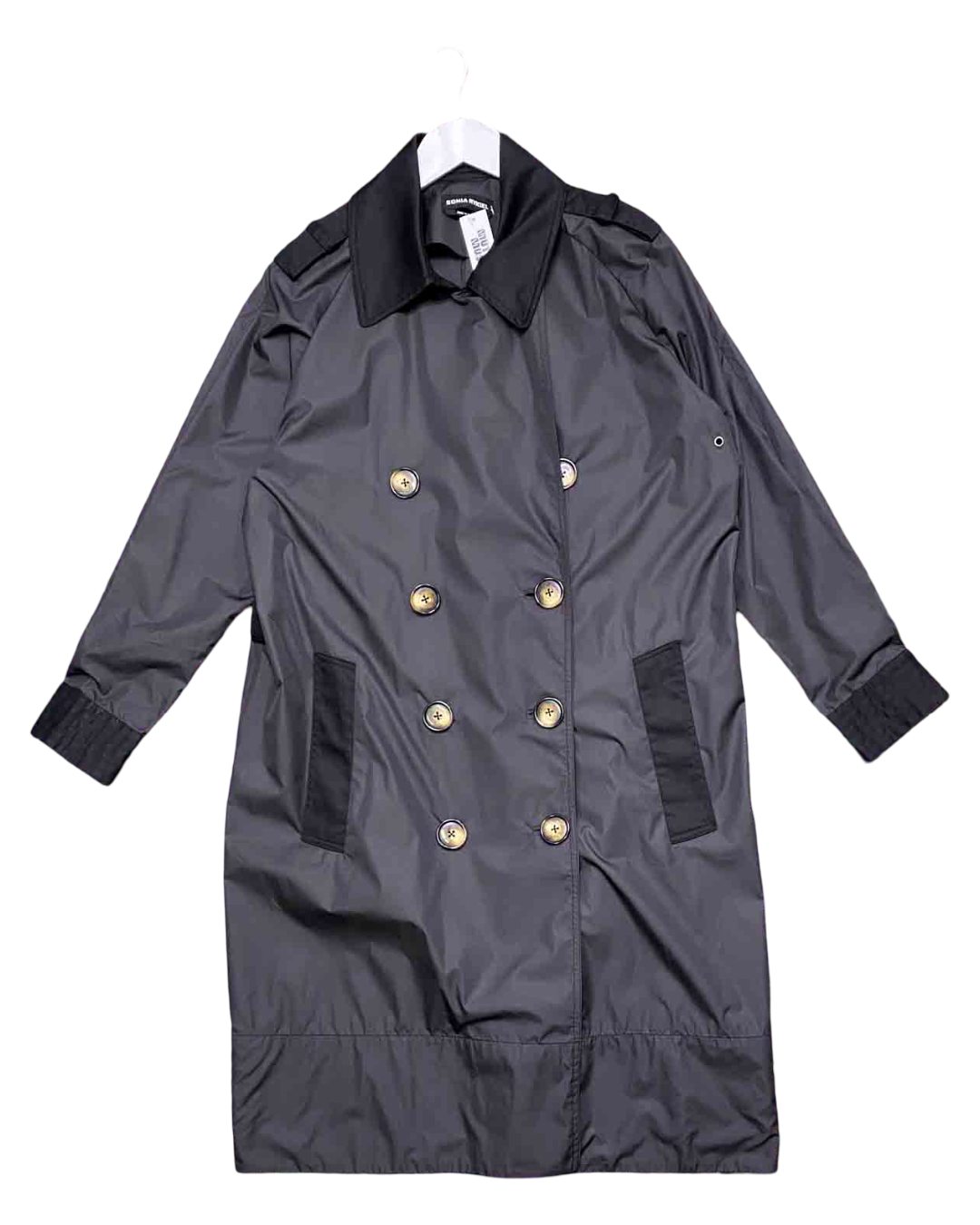 Size S | Sonia Rykiel Black Trench Coat