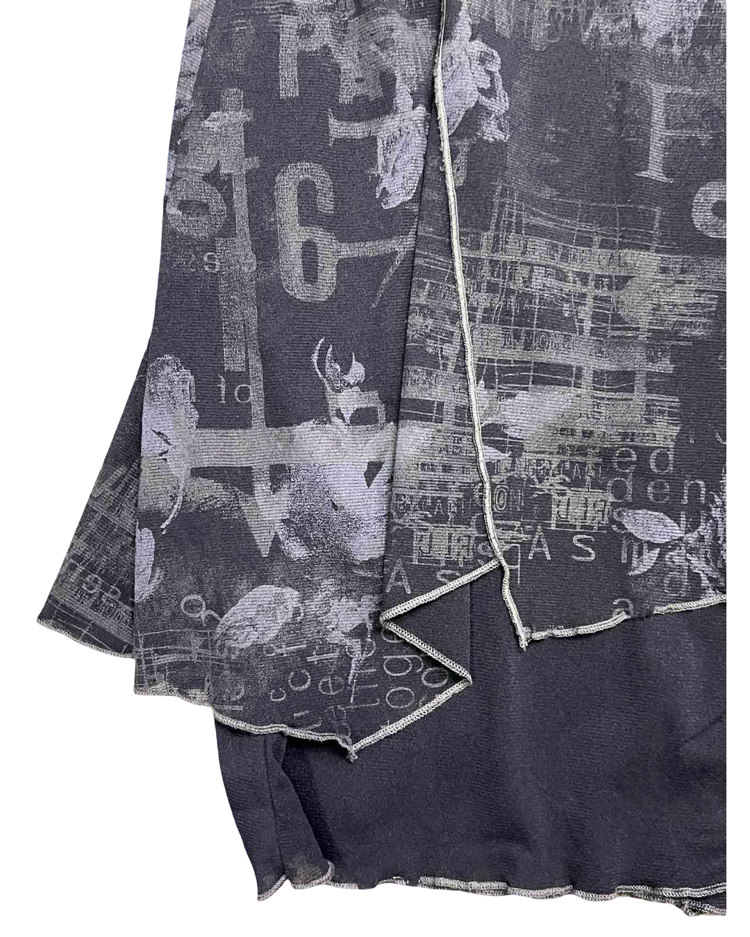 Size M | Vintage Y2K Mesh Skirt