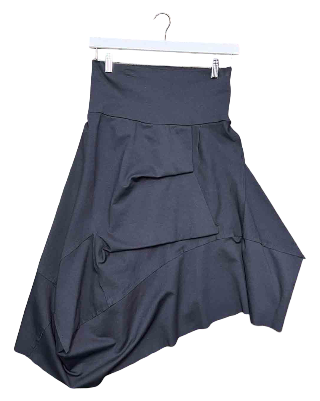 Size S | Fool Charcoal Asymmetric Midi Skirt