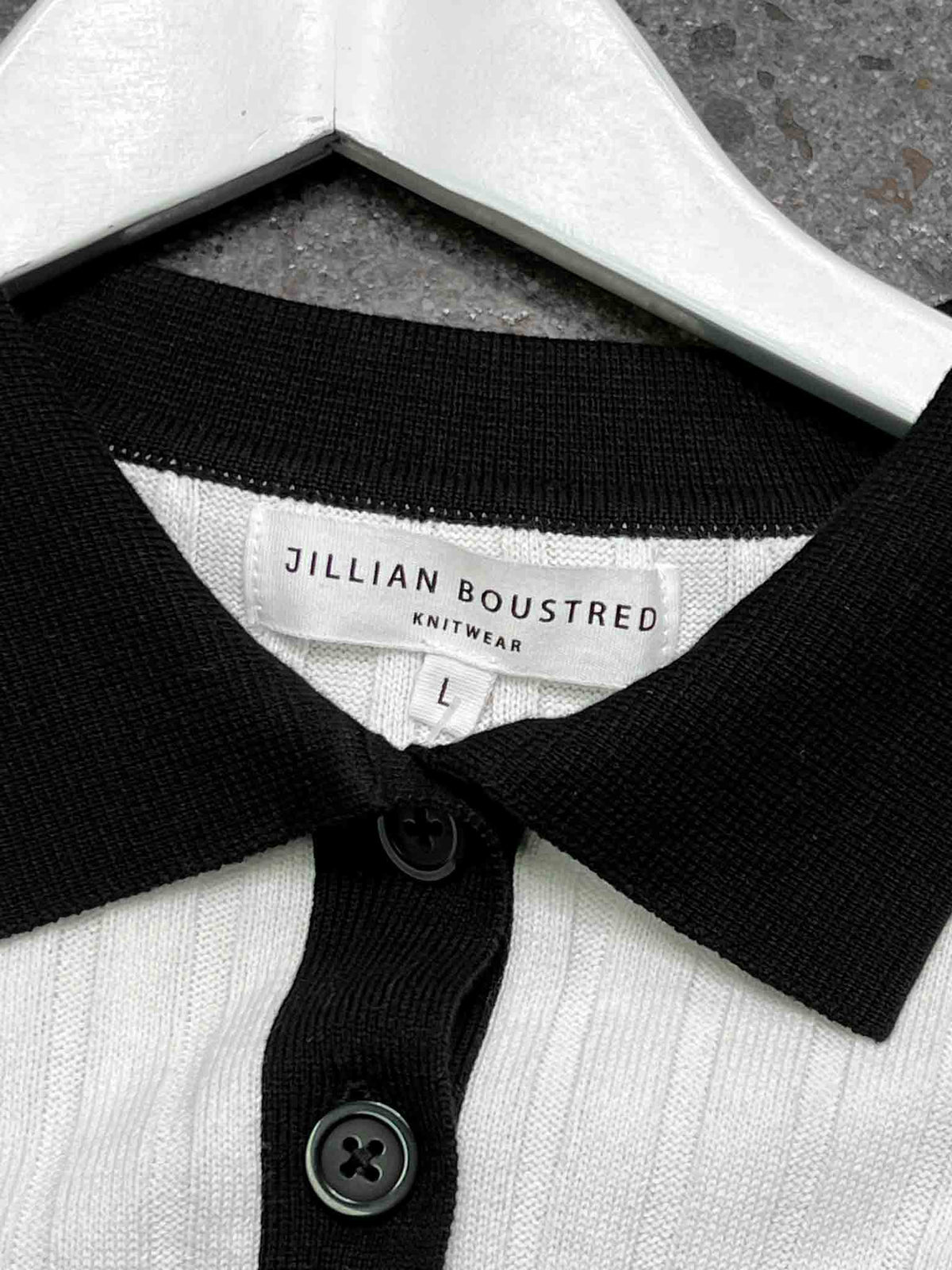 Size L | Jillian Boustred Cotton Harper Button-Down Top