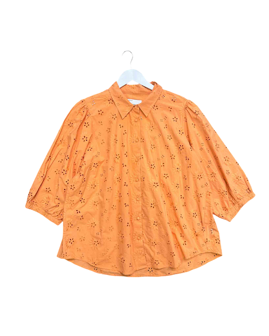 Size 4XL | Commonry Broderie Anglaise Shirt