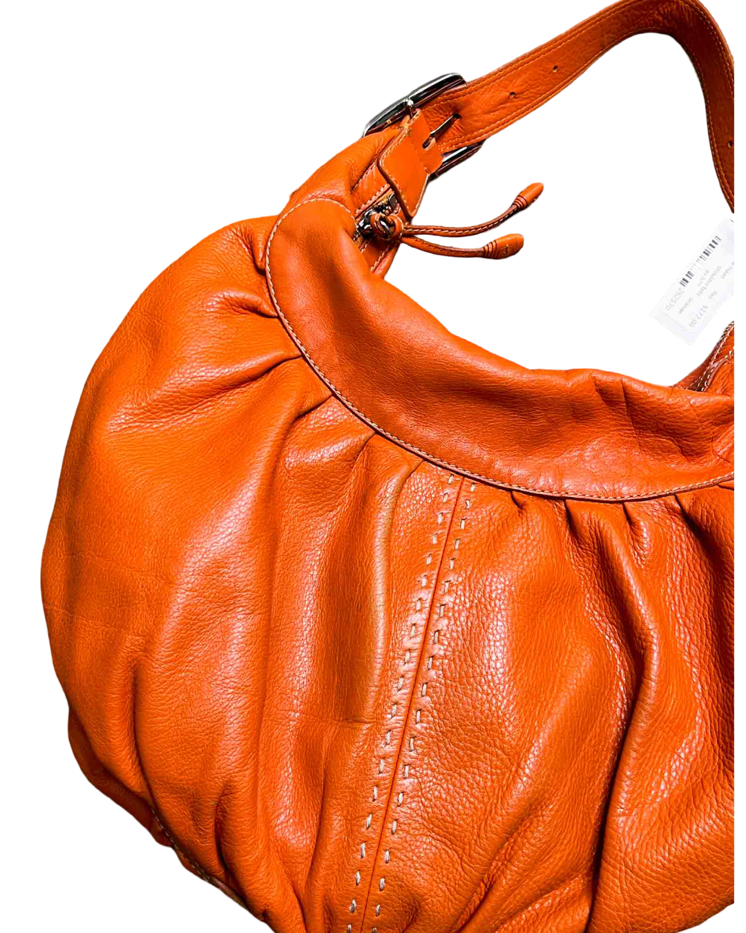 Cole Haan Orange Slouchy Shoulder Bag