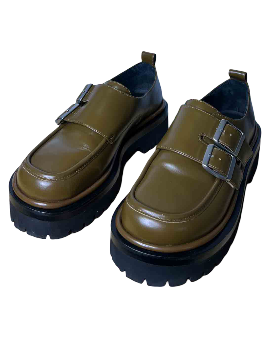 Size 38 | Alpha60 Olive Ezra Loafers
