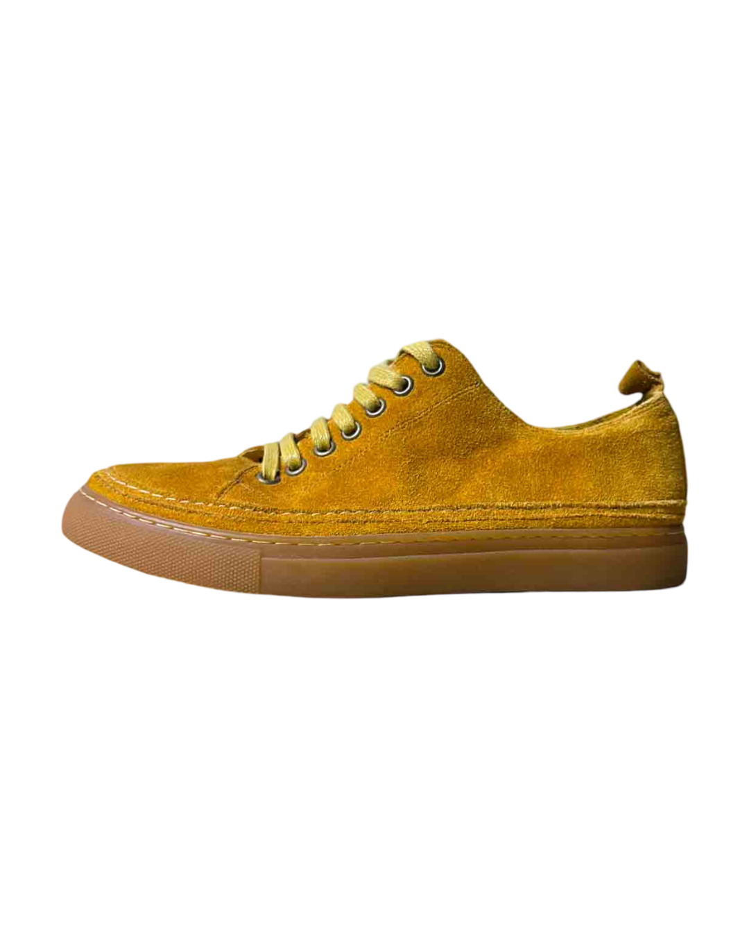 Size 37 | Radical Yes Mustard Suede Shoe