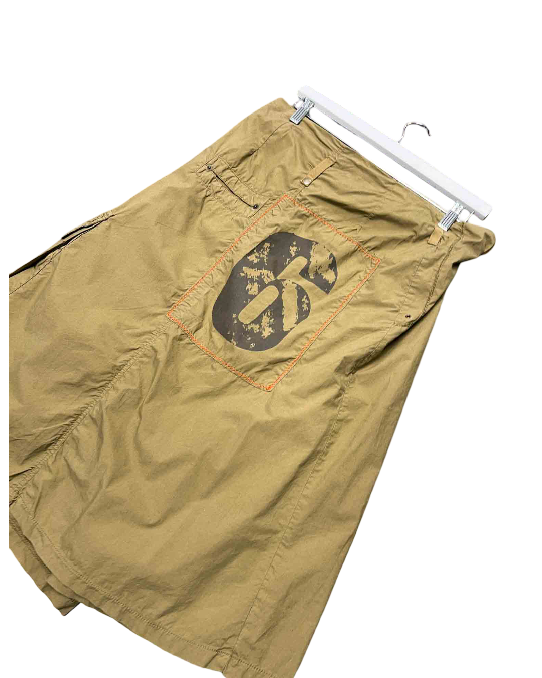 Size 10 | IKKS Cotton Cargo Utility Midi Skirt