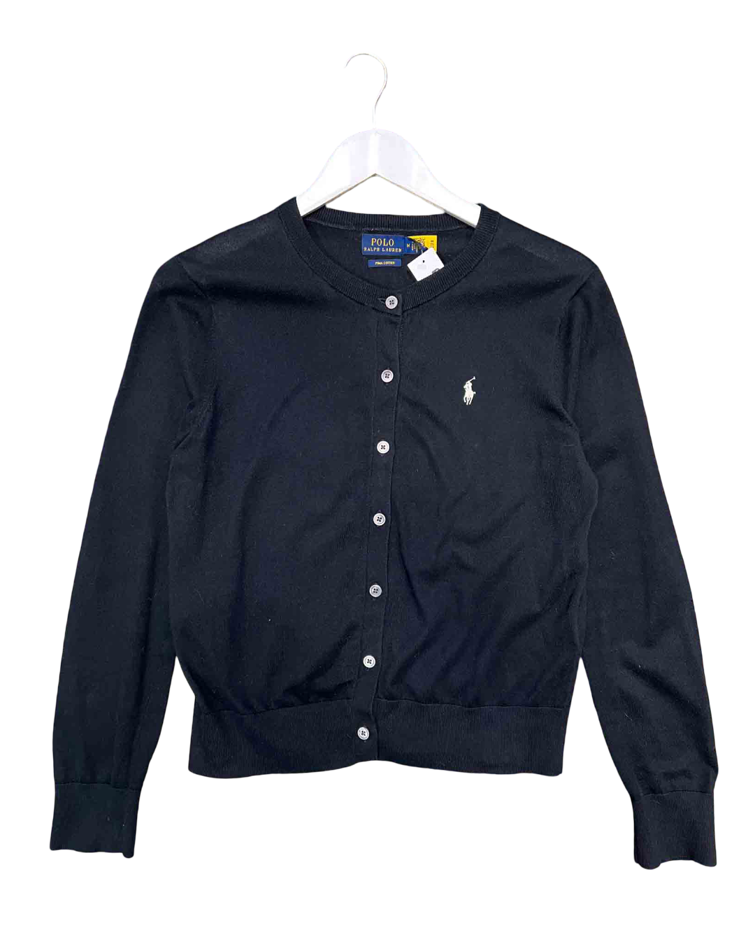 Size M | Ralph Lauren Black Button Up Cardi