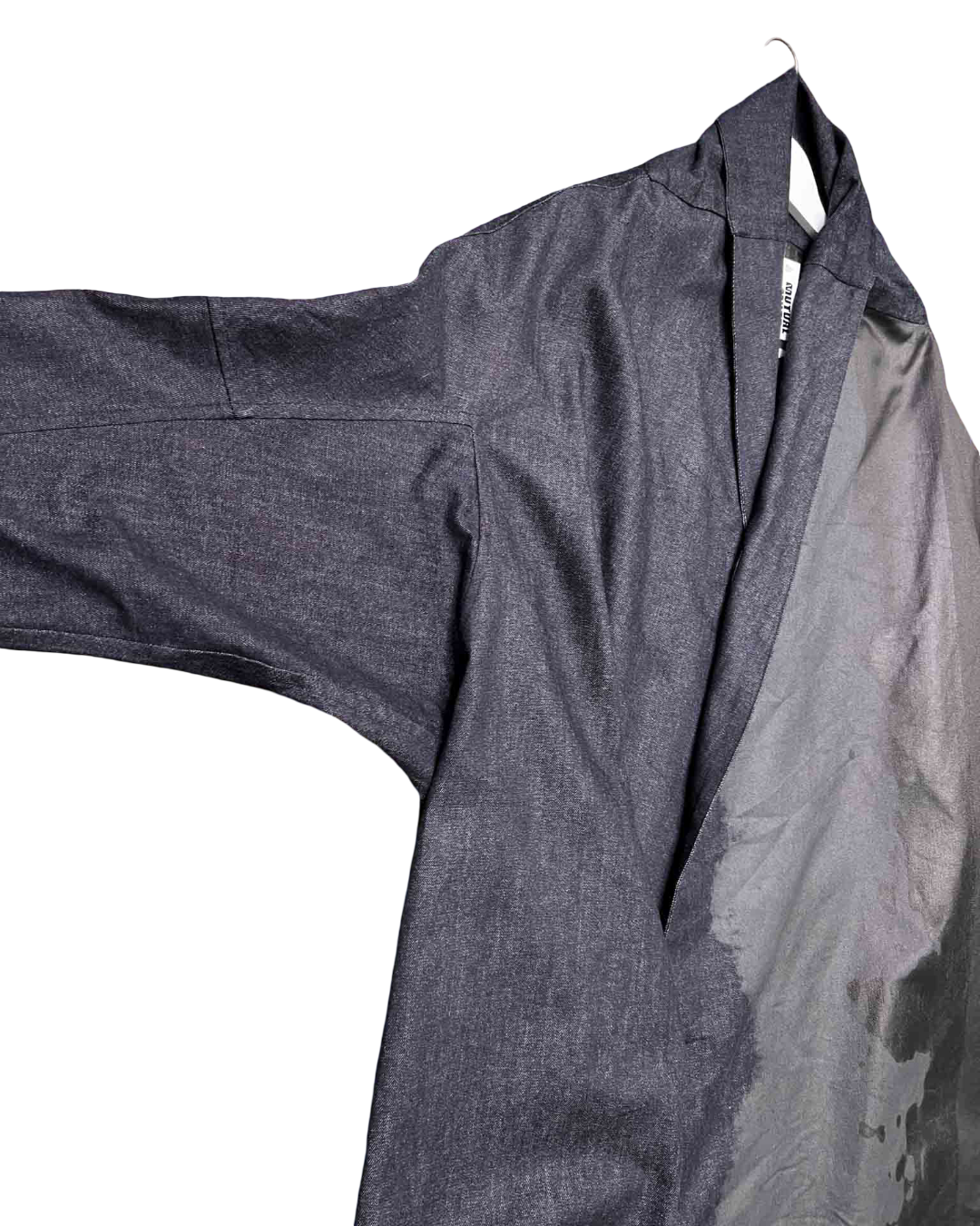 Size M | Moyuru Painted Denim Duster Coat NWT