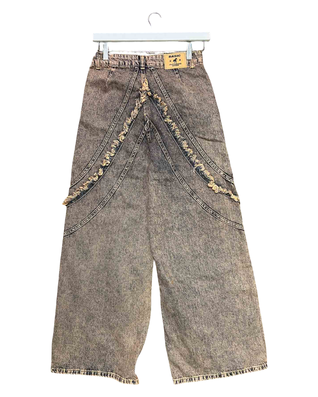Size 28 | Basic Pleasure Mode Pink Billy Frayed Jeans