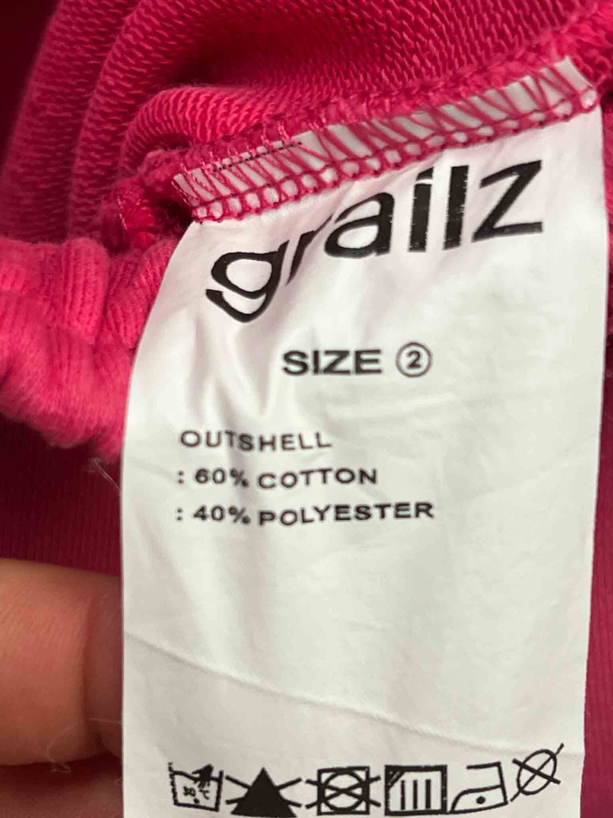 Size M | Grailz Pink Bedazzled Track Pants