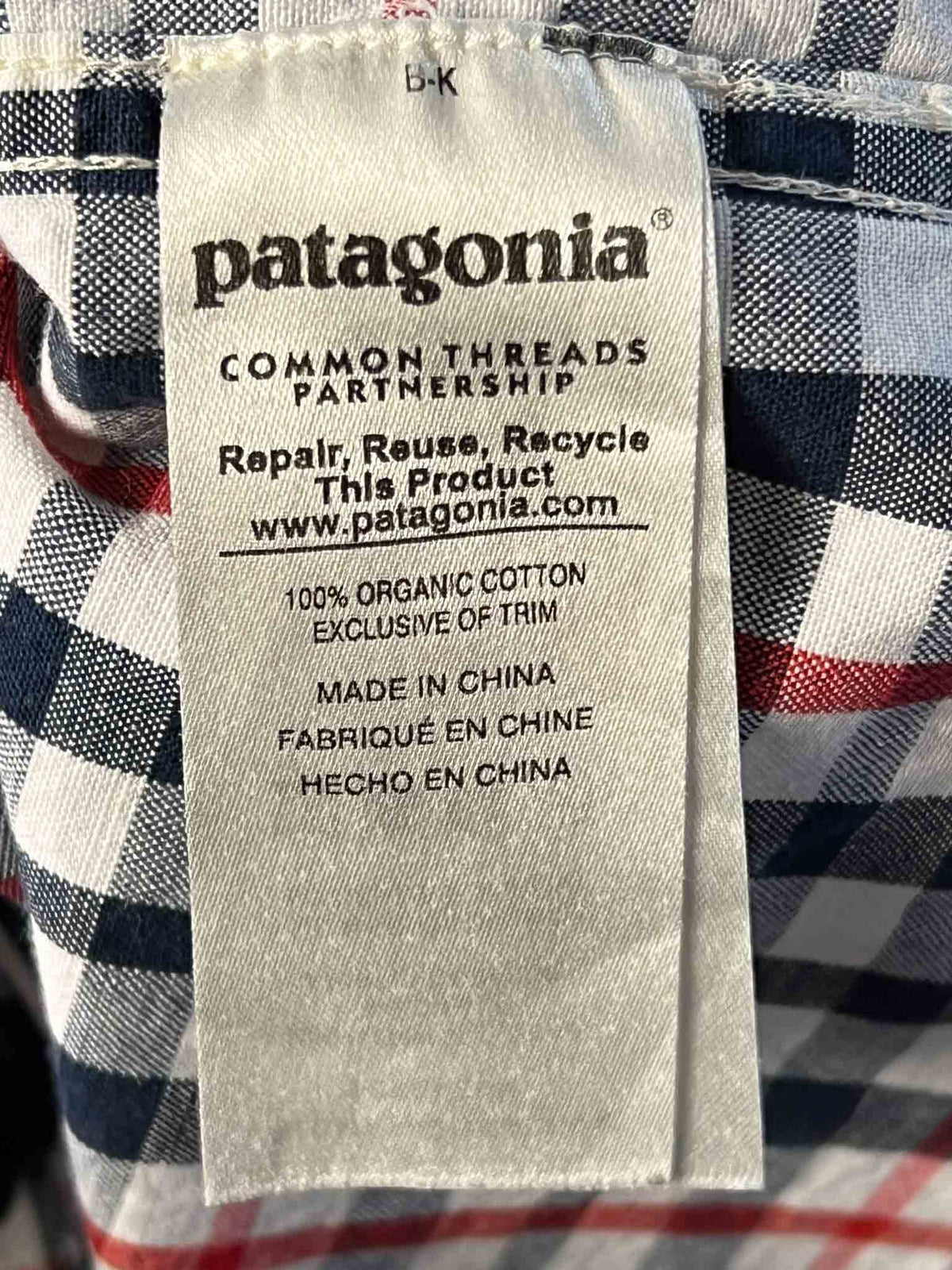 Size XXL | Patagonia Blue and Red Check Shirt