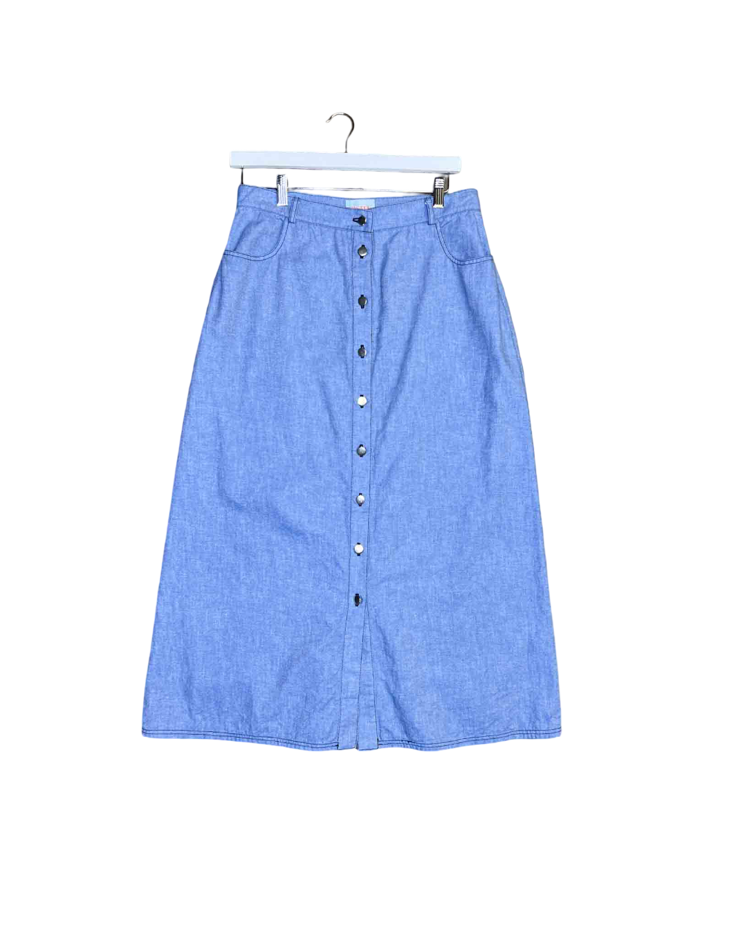 Size 16 (XXL) | Sister Cotton Chambray A-Line Skirt