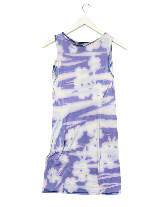 Size M | Ioannes Purple Floral Carrie Jersey Dress With Tags