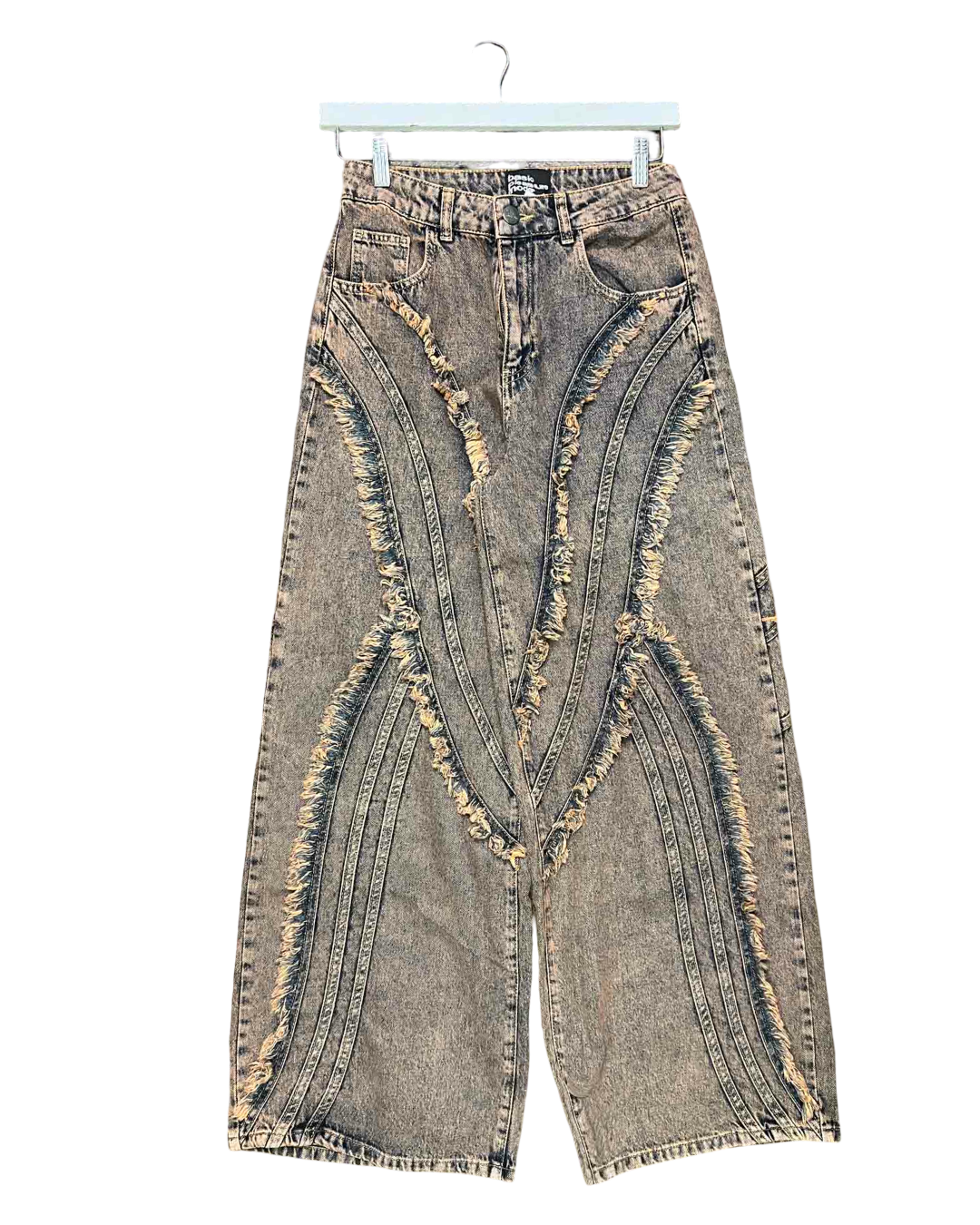 Size 28 | Basic Pleasure Mode Pink Billy Frayed Jeans
