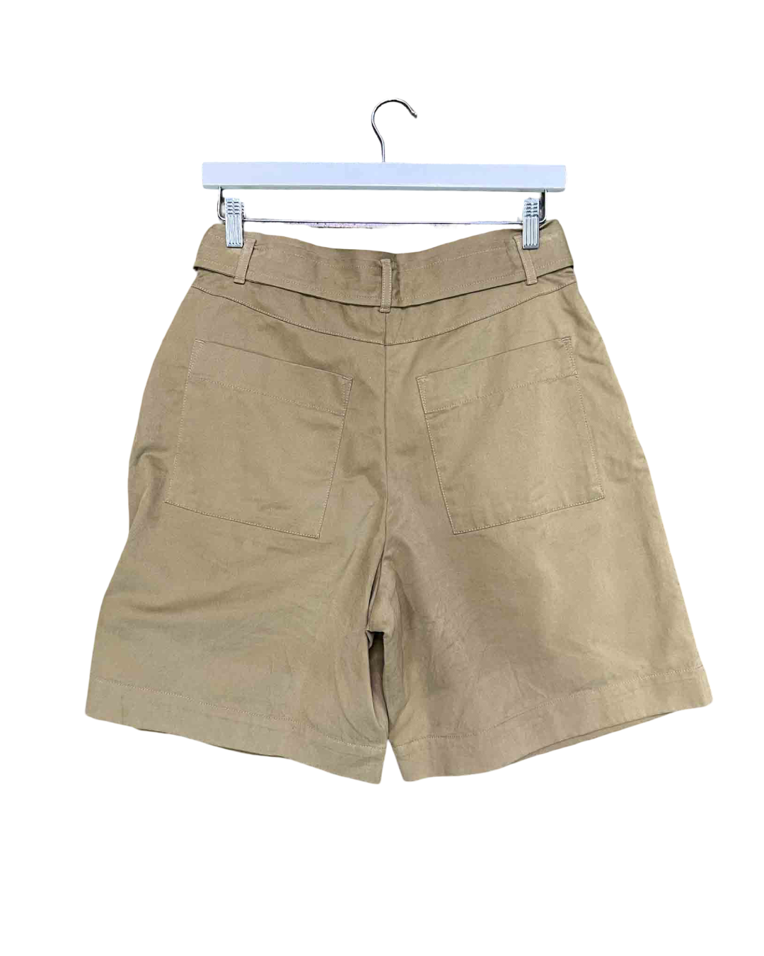 Size M | Kowtow Khaki Cotton Bermuda Shorts