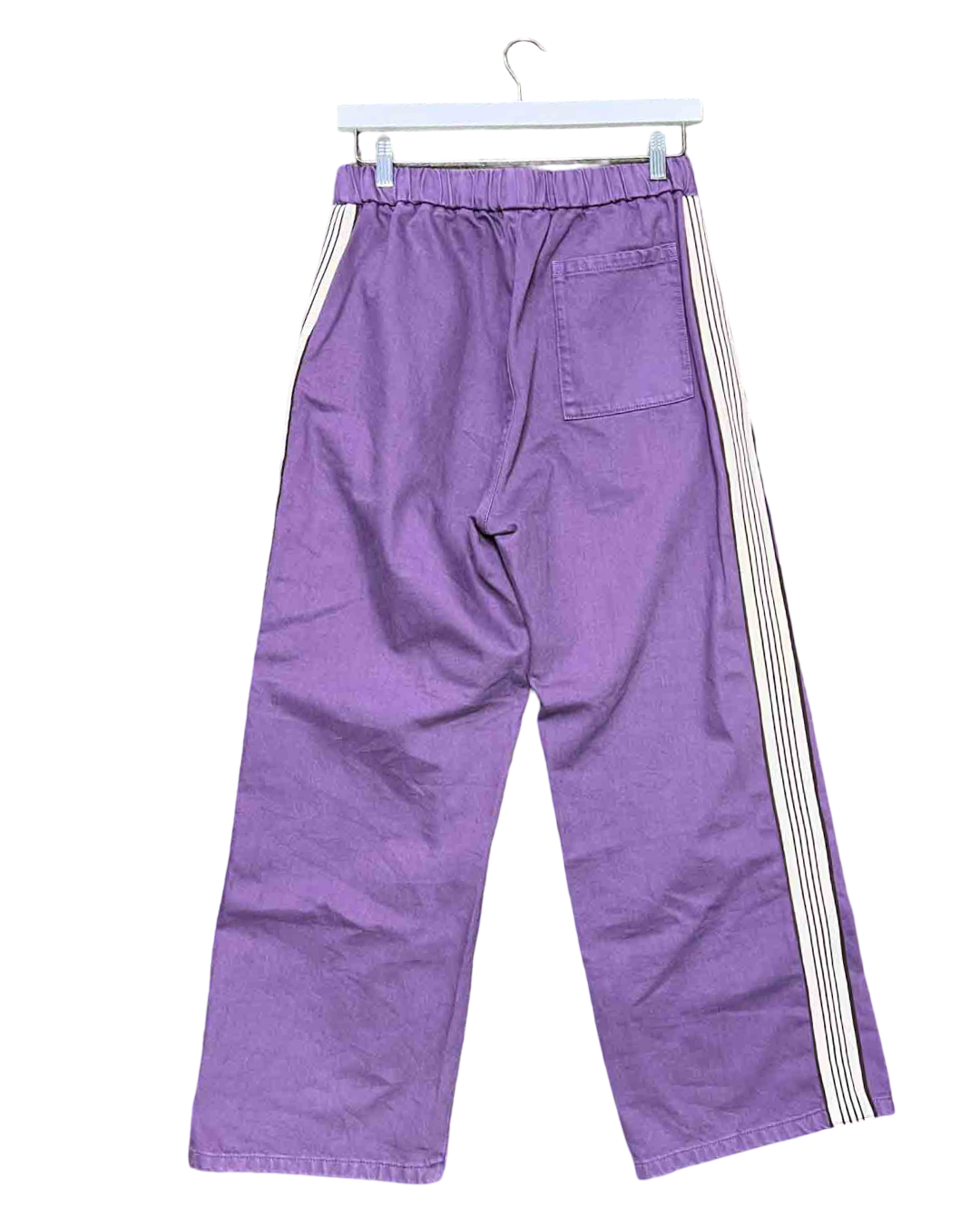 Size M | Kloke Purple Denim Track Pants