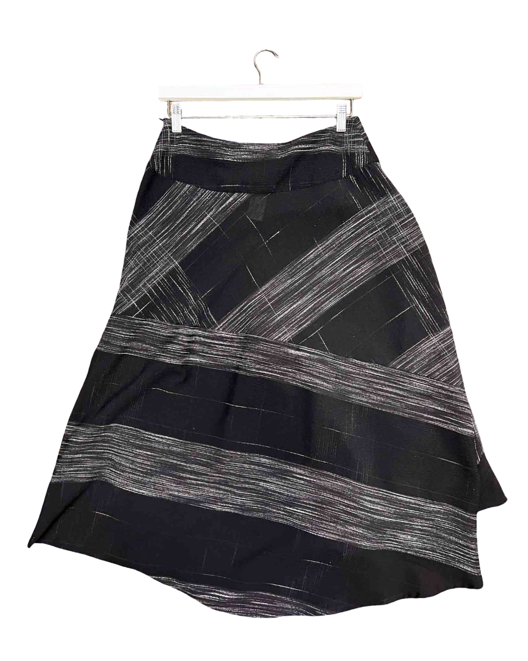 Size M |  Papershadow Boxy Mutli Panel Midi Skirt