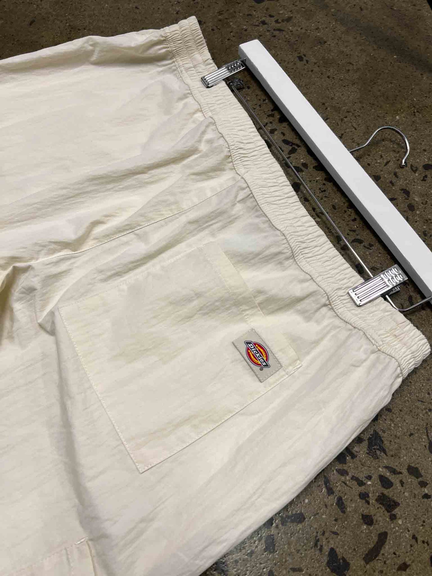 Size 12 | Dickies Cream Fisherville Parachute Pants