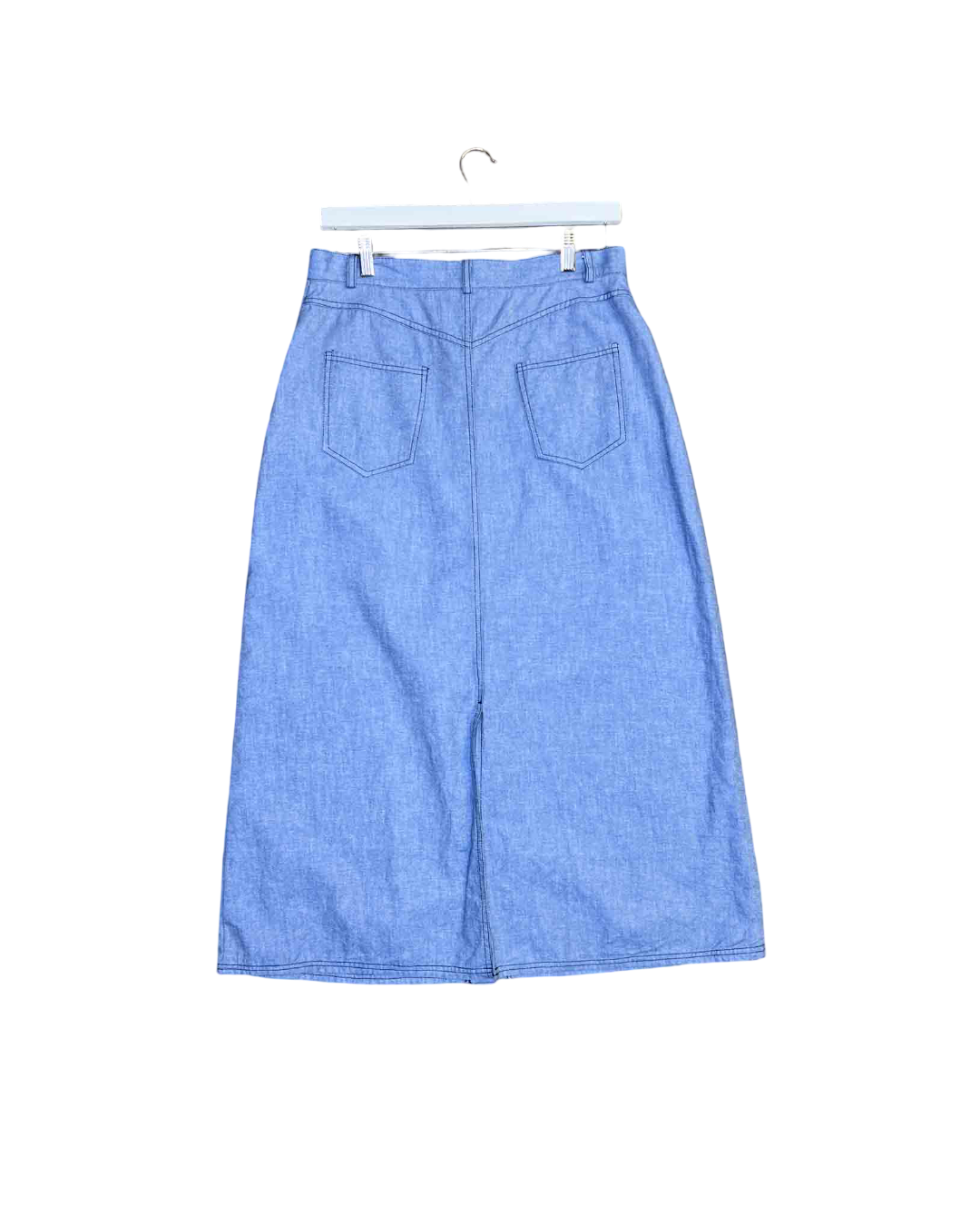 Size 16 (XXL) | Sister Cotton Chambray A-Line Skirt
