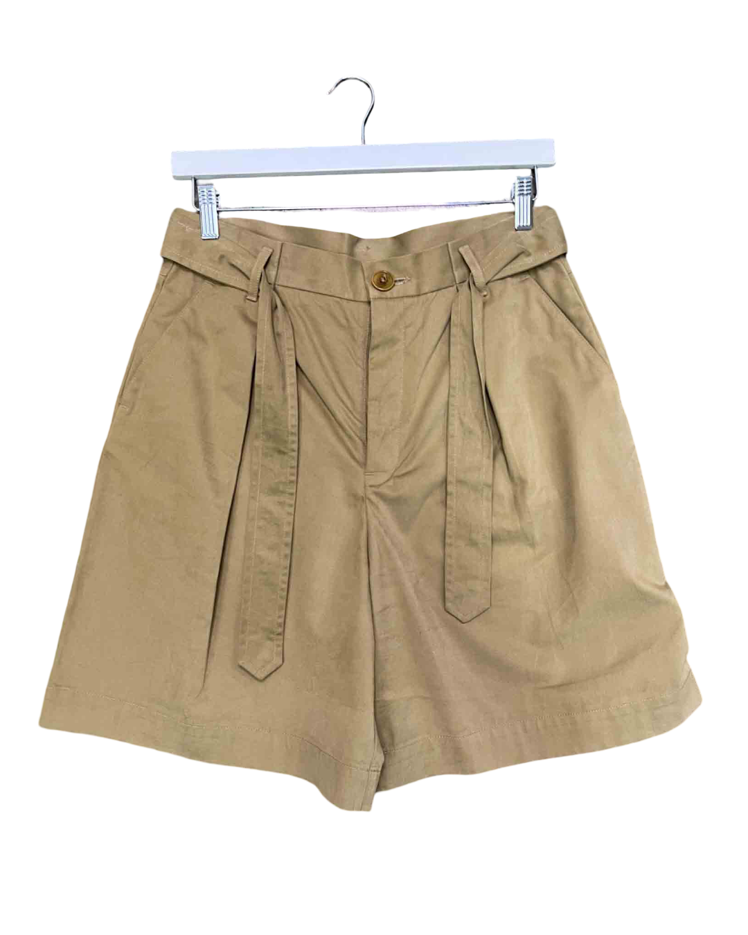 Size M | Kowtow Khaki Cotton Bermuda Shorts