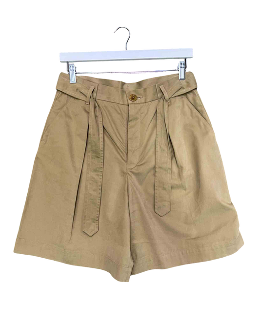 Size M | Kowtow Khaki Cotton Bermuda Shorts