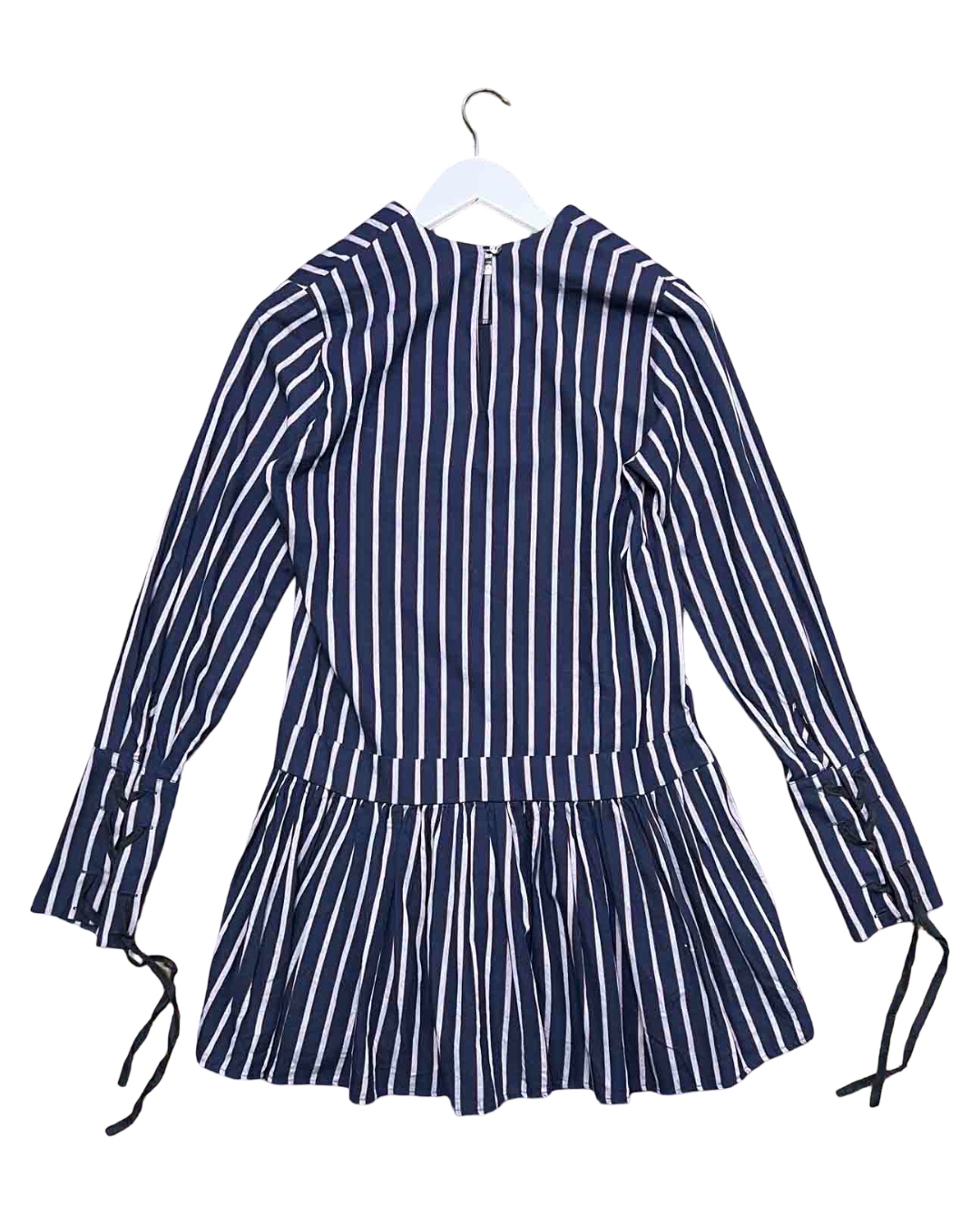 Size 6 (XS) | Matin Navy Striped Mini Dress
