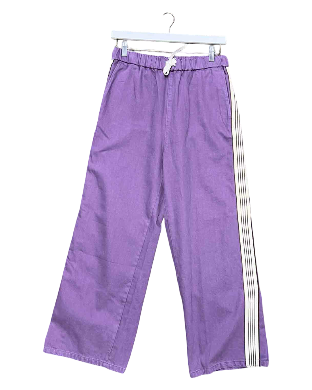 Size M | Kloke Purple Denim Track Pants