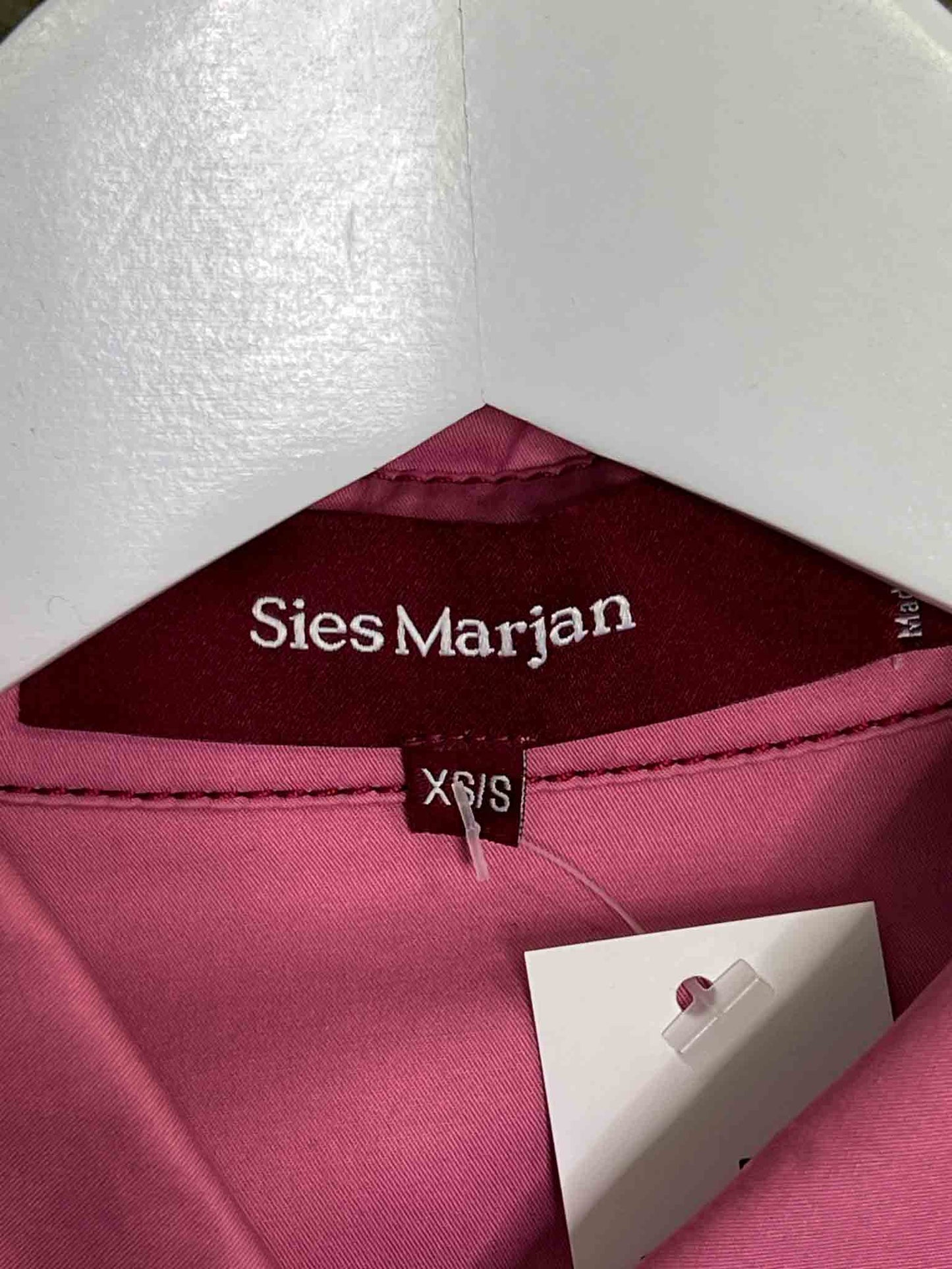 Size XS/S | Sies Marjan Pink Sander Washed Iridescent Shirt