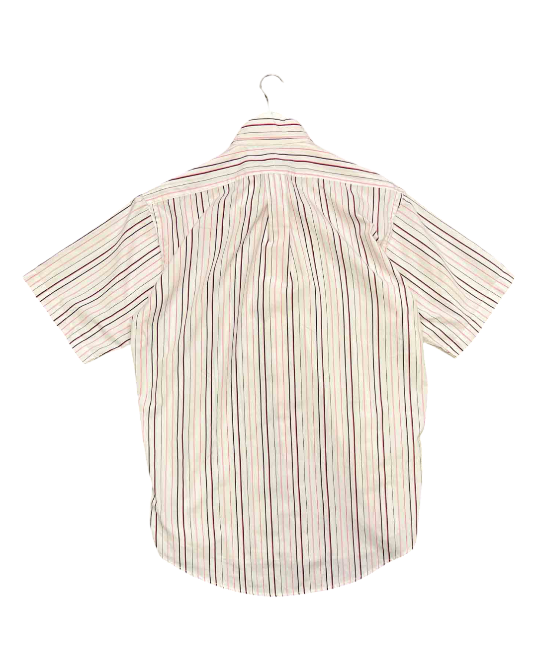 Size L | Ralph Lauren White and Pink Stripe Shirt