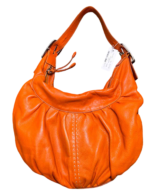 Cole Haan Orange Slouchy Shoulder Bag