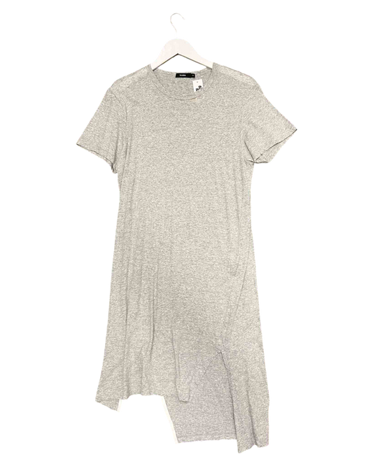 Size M | Bassike Grey Cotton T-shirt Dress