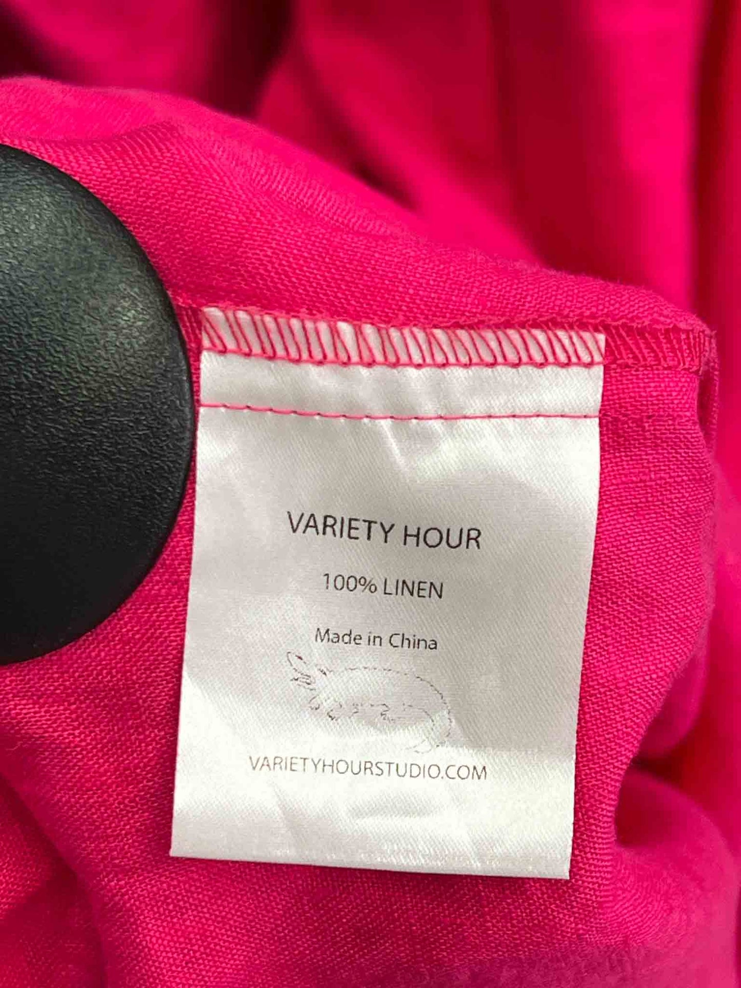 Size 2XL | Variety Hour Hot Pink Linen Token Dress