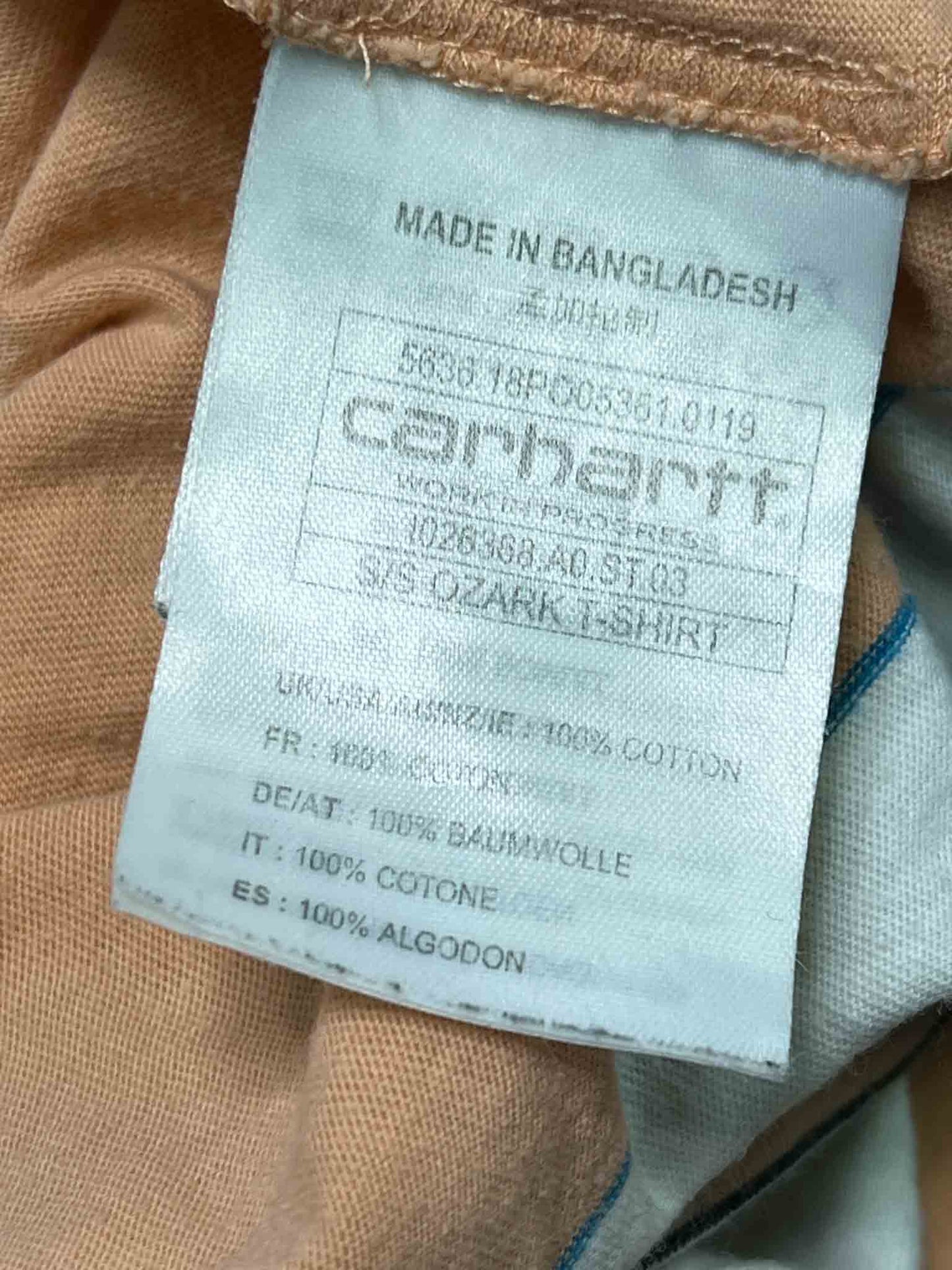 Size M | Carhartt WIP Ozark Cotton Striped T-shirt