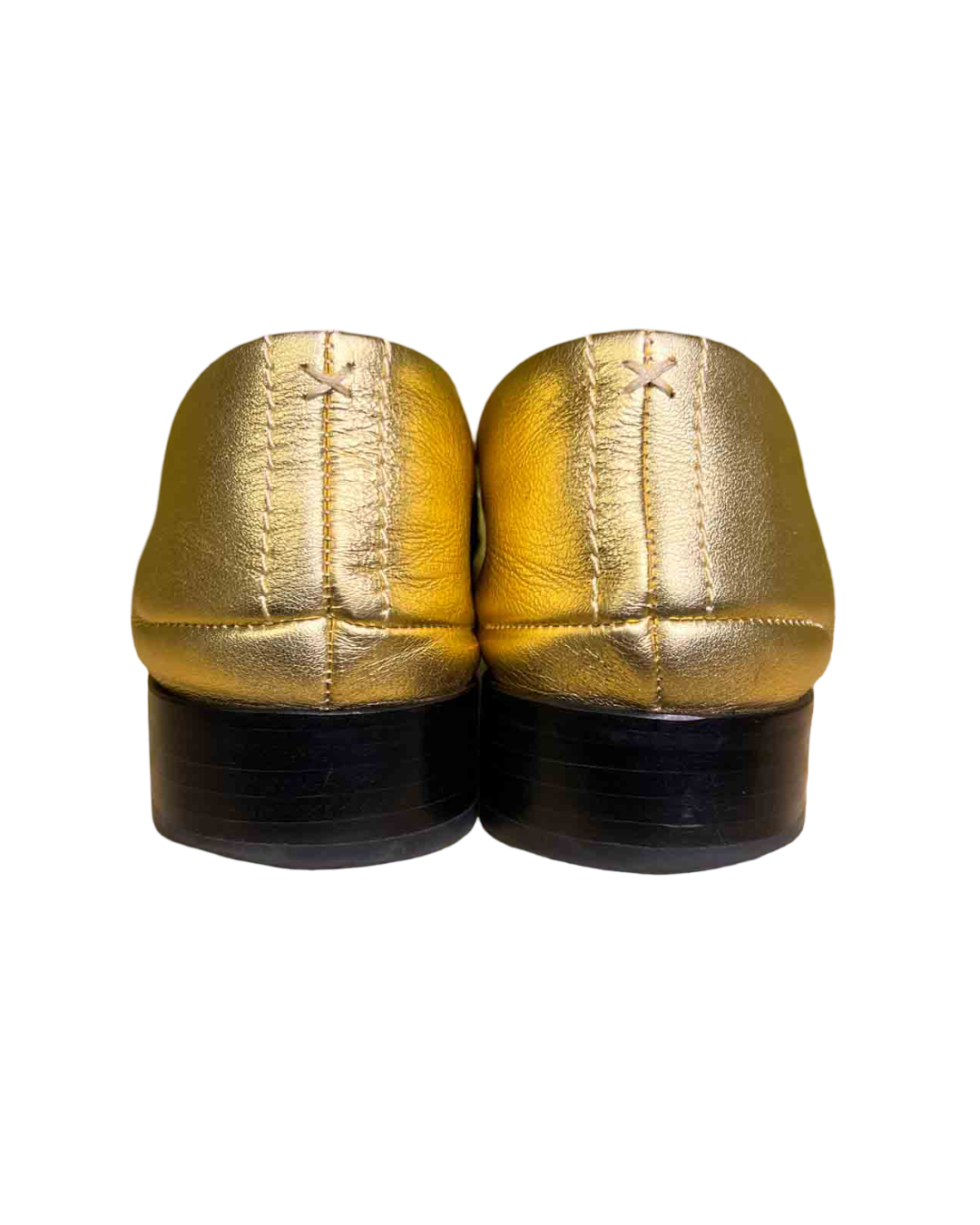 Size 40 | Radical Yes Gold Loafers