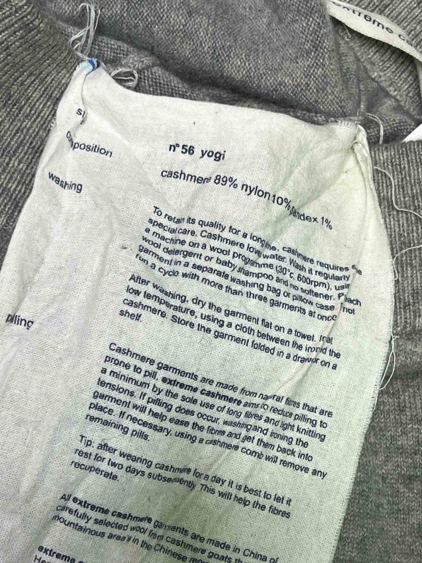 Size S | Extreme Cashmere Pants