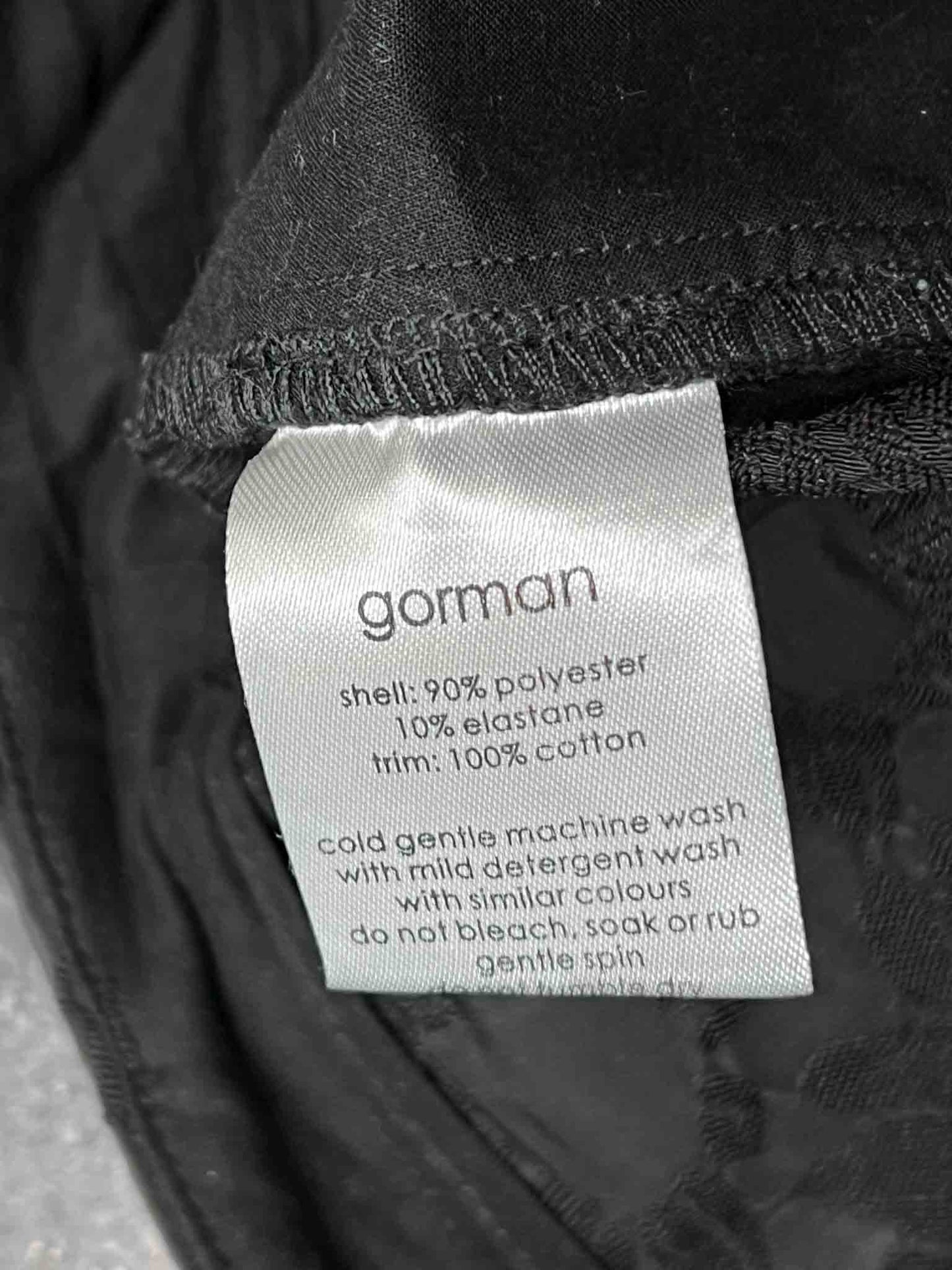 Size L | Gorman Black Embossed Sunflower Pants