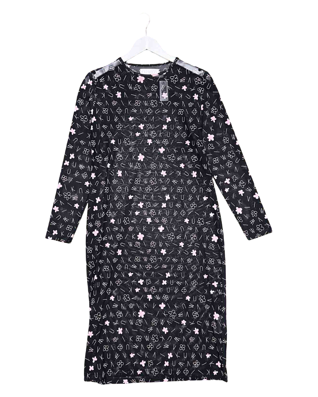 Size 12 | Kuwaii Floral Mesh Midi Dress