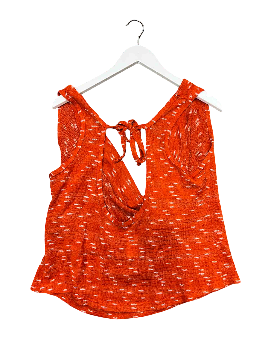 Size XL | Manque Orange Cowl Neck Top