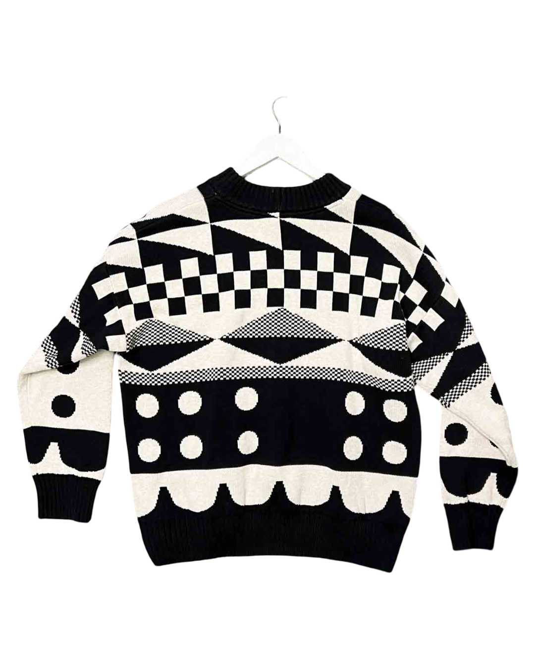 Size S | Kowtow Checkerbaord Organic Cotton Jumper